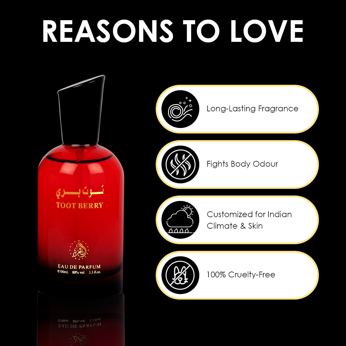 AL FAKHR Toot Berry Premium Quality Long Lasting Eau De Parfum For Men & Women
