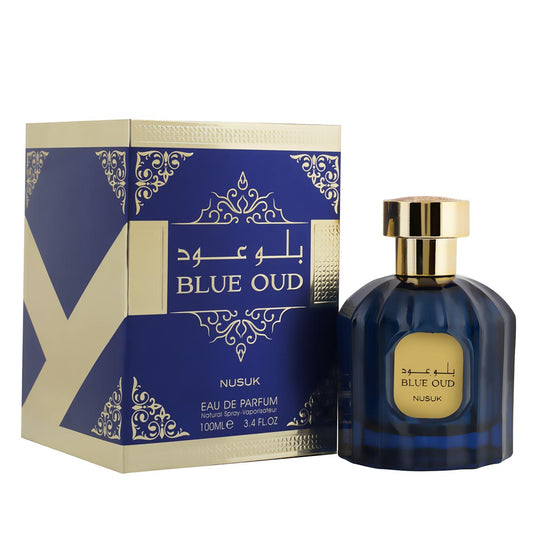 Nusuk Blue Oud Premium Quality Long Lasting Made In U.A.E Eau De Parfum For Men