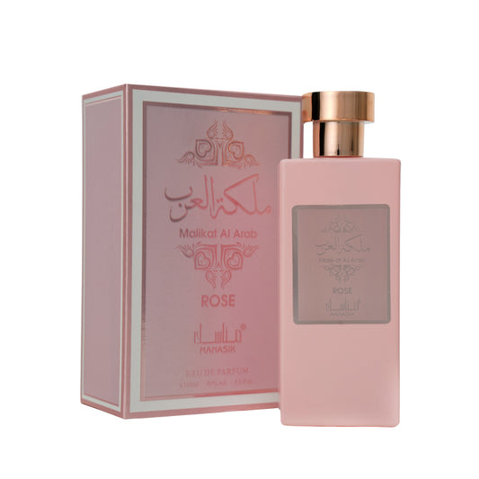 MANASIK Malikat Al Arab Rose Pink Premium Quality Long Lasting Eau De Parfum For Men