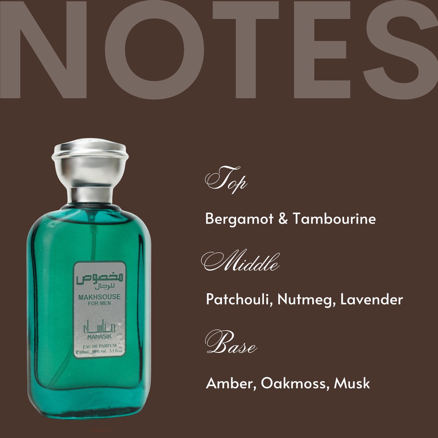 MANASIK Makhsous For Men Premium Quality Long Lasting Eau De Parfum