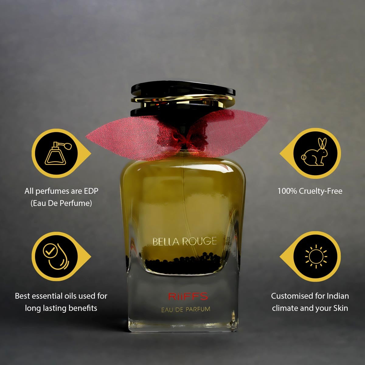 RiiFFS Bella Rouge Premium Quality Eau De Parfum For Women Made In U.A.E