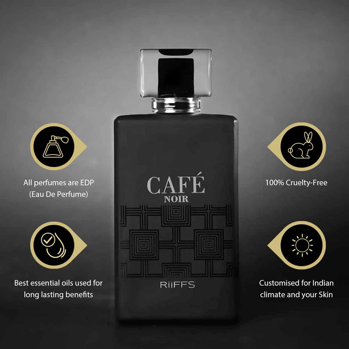 RiiFFS Cafe Noir Premium Quality Eau De Parfum For Men Made In U.A.E