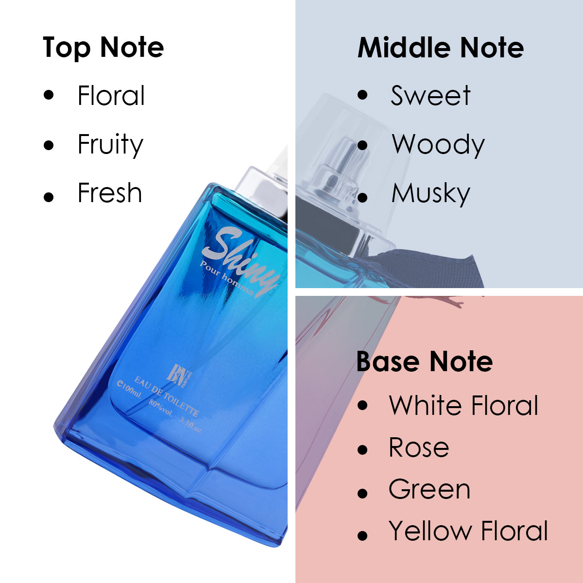 BN Shiny Men Premium Quality Long Lasting Eau De Parfum