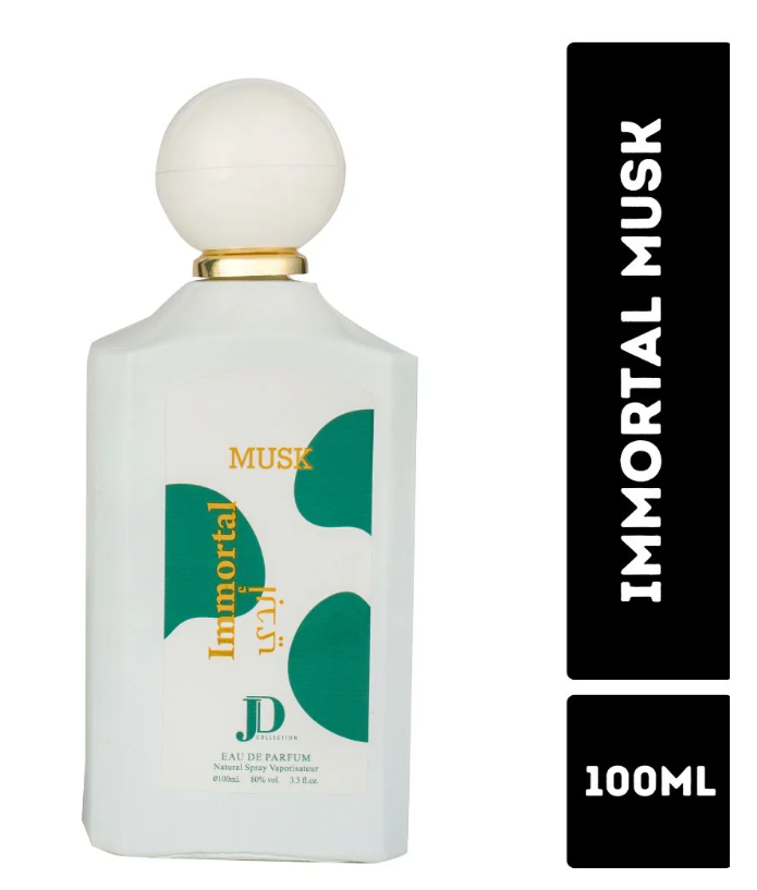 JD Collection Immortal Musk Premium Quality Long Lasting Eau De Parfum For Men & Women
